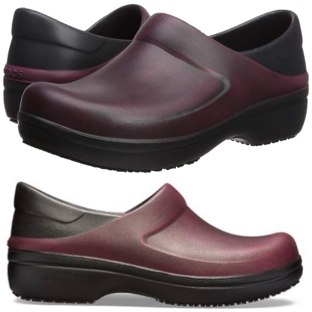 CROCS Neria Pro II Dual Comfort Slip-on Clogs - Like New
